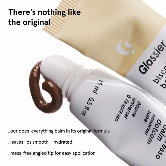 Glossier Biscotti Balm Dotcom Universal Salve .5oz - Picture 4 of 5